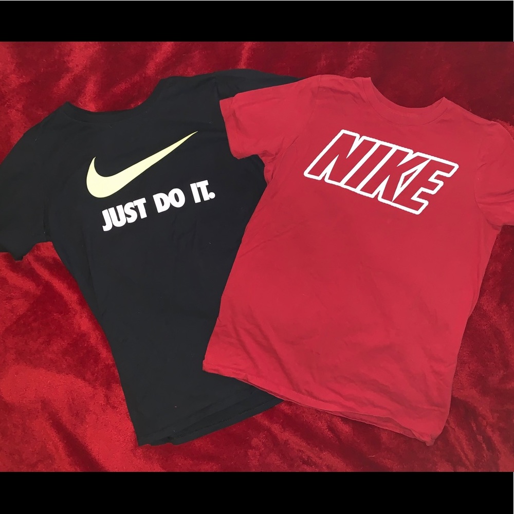 Two Nike Boys T Shirts